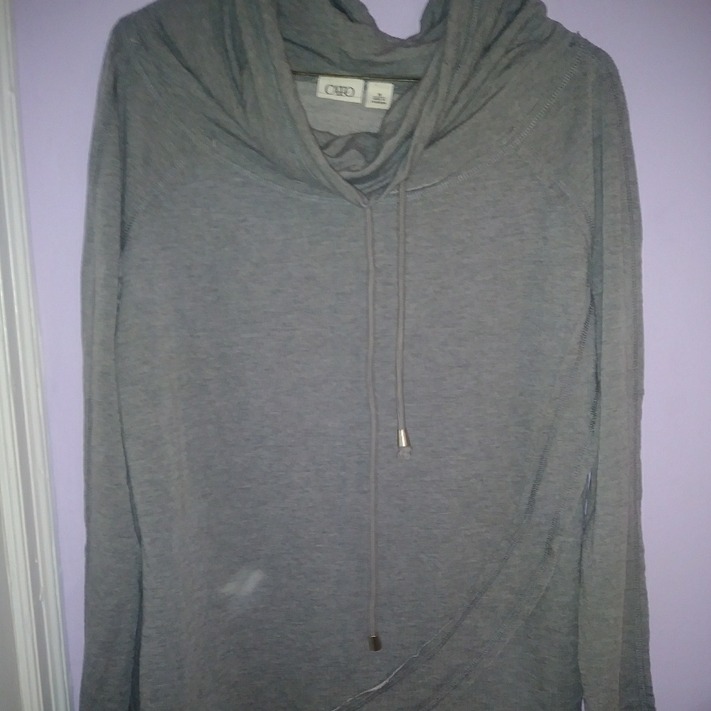 Cowl neck shirt